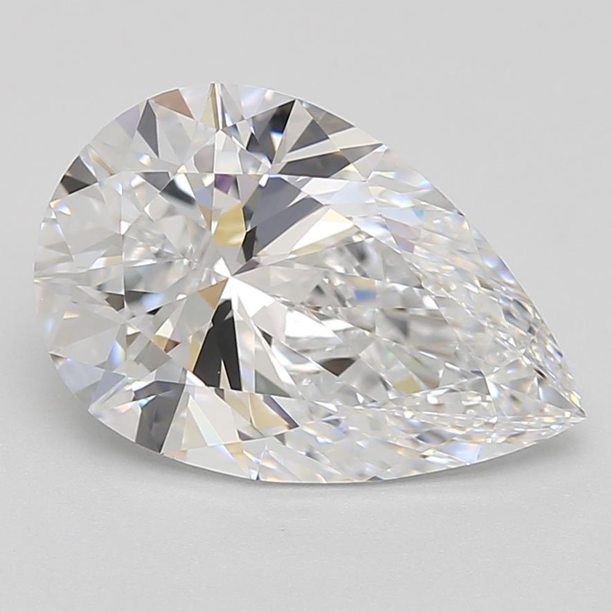 3.12ct Pear D VVS1 Lab-Grown Diamond