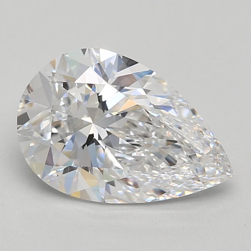2.1ct Pear D IF Lab-Grown Diamond
