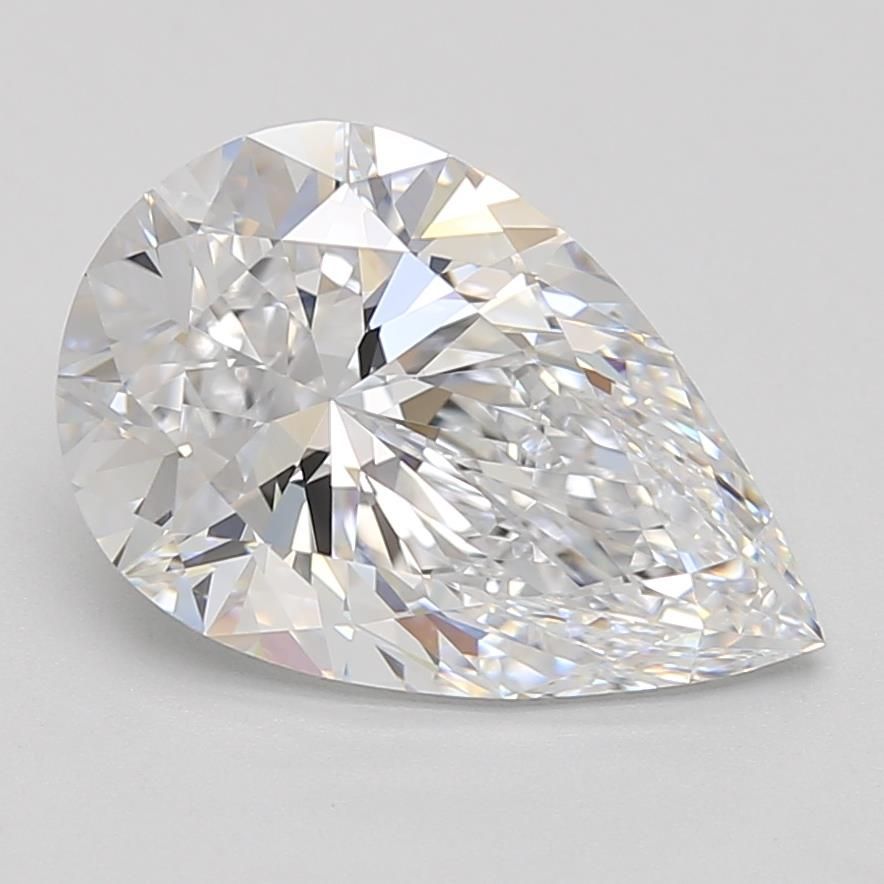 3.12ct Pear D VVS1 Lab-Grown Diamond