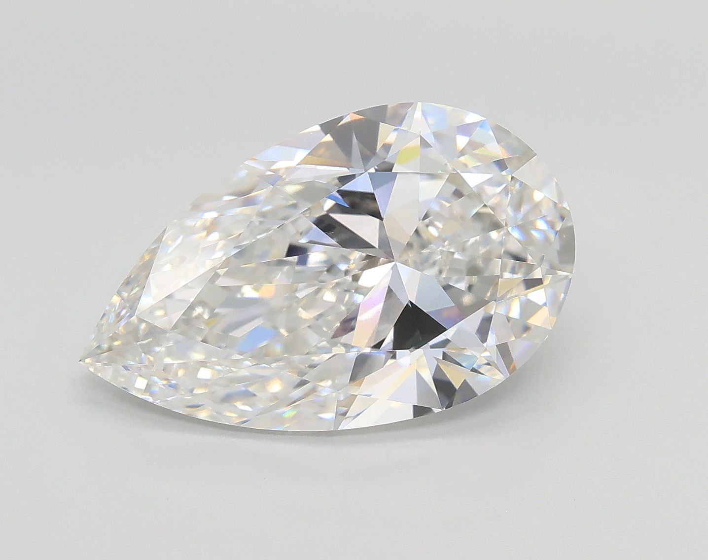 3.71ct Pear E VVS2 Lab-Grown Diamond