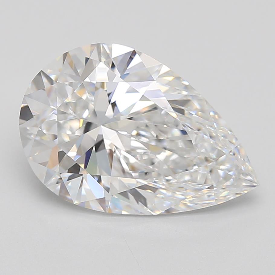 3.23ct Pear D IF Lab-Grown Diamond
