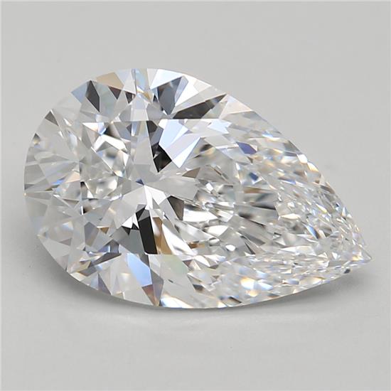 3.37ct Pear D VVS1 Lab-Grown Diamond