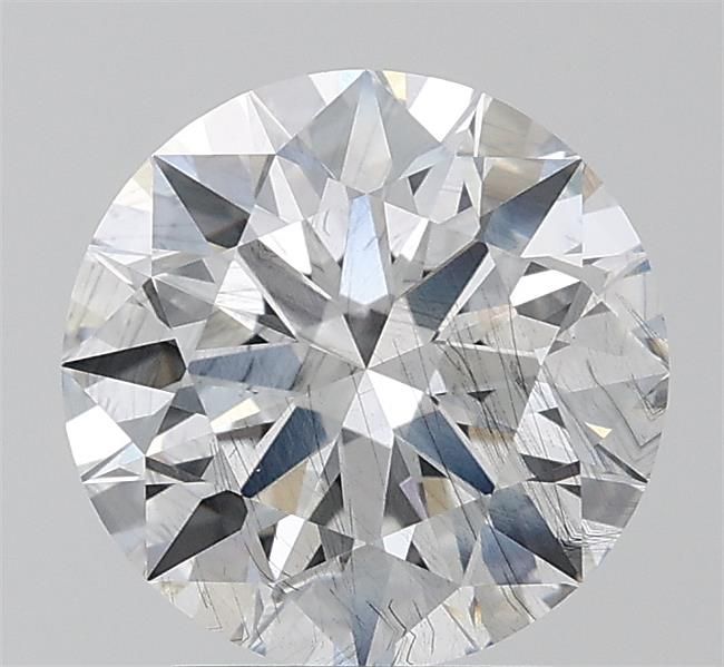 2.71ct Round F SI2 Lab-Grown Diamond