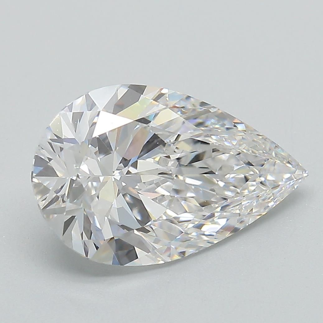 3.08ct Pear E VVS2 Lab-Grown Diamond