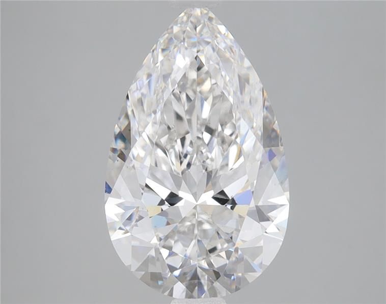3.08ct Pear F VS2 Lab-Grown Diamond