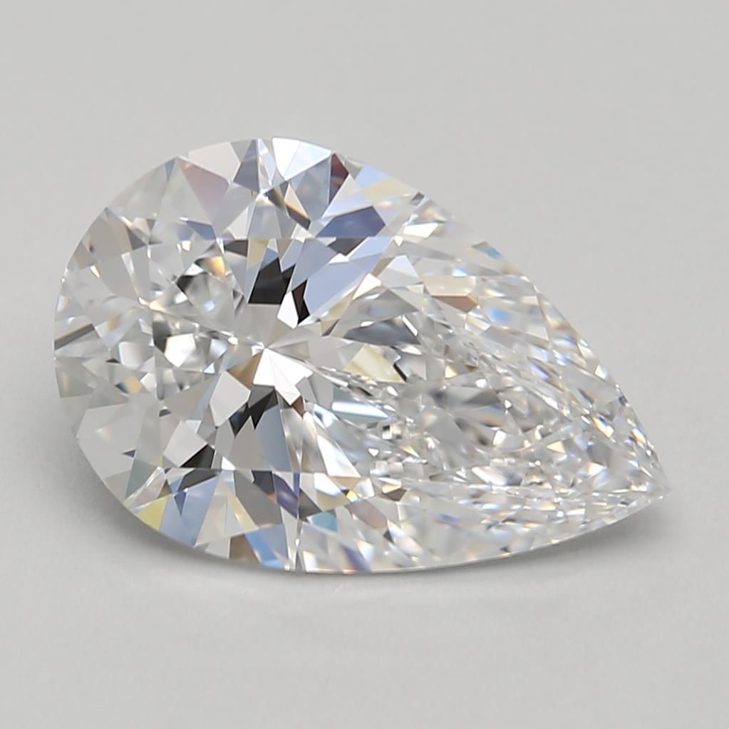 3.07ct Pear D IF Lab-Grown Diamond