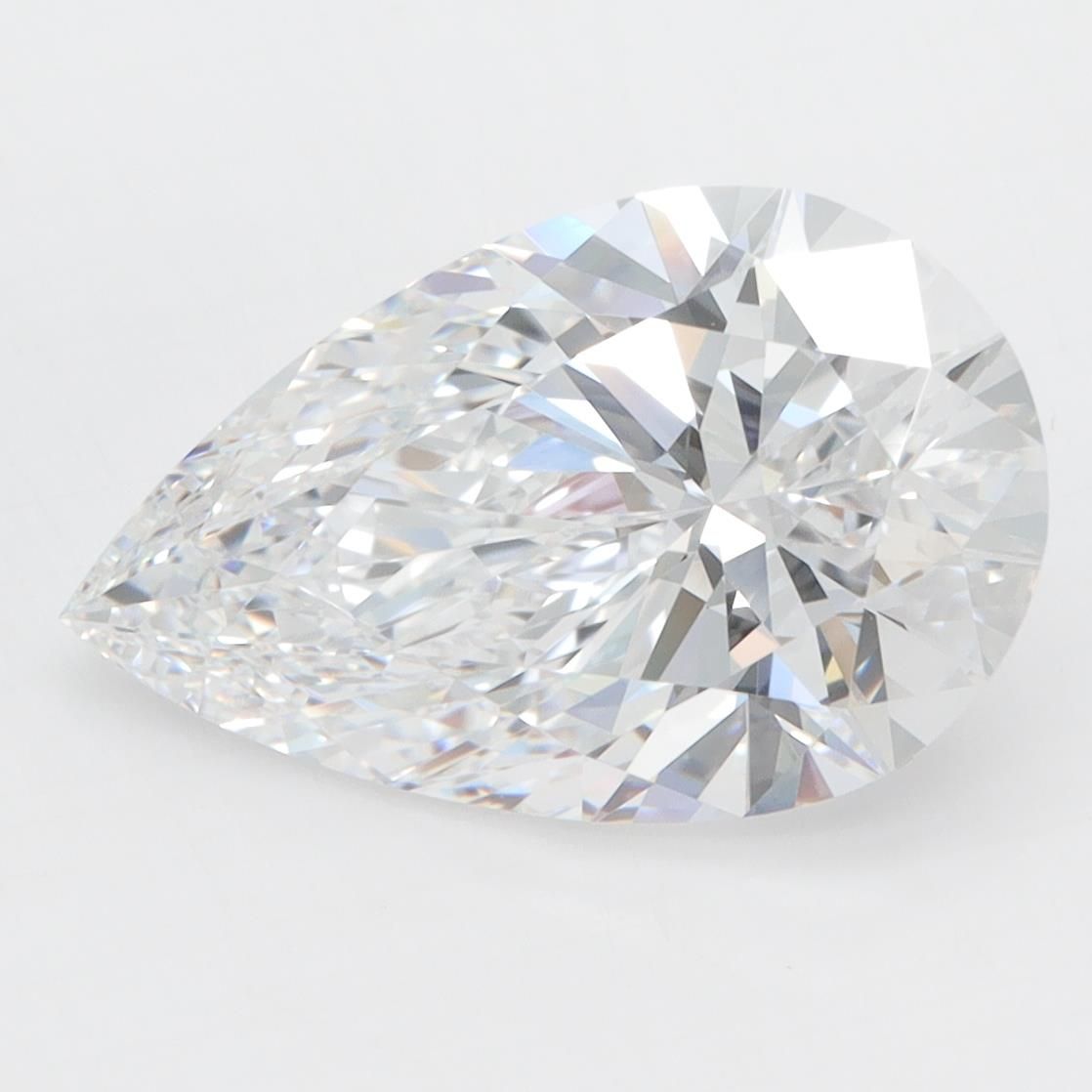 4.07ct Pear D VVS1 Lab-Grown Diamond