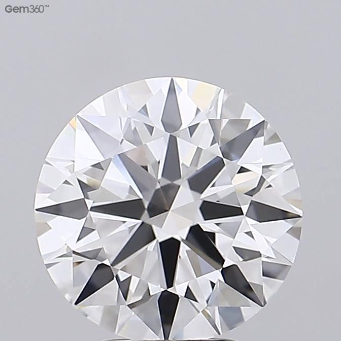 4.2ct Round F VVS2 Lab-Grown Diamond