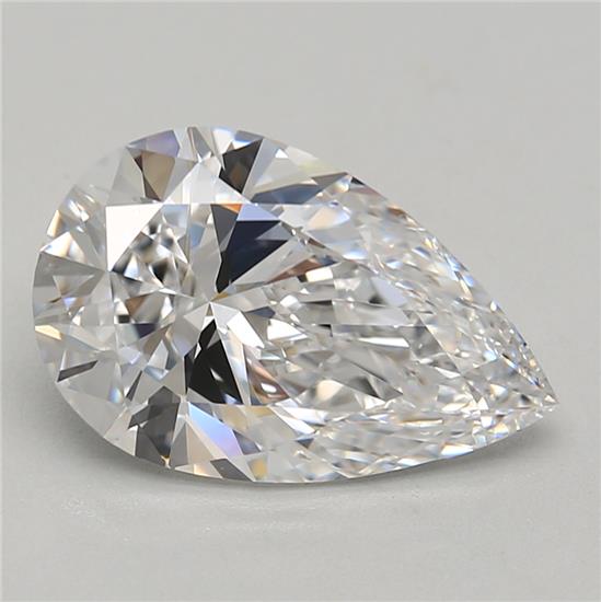 2.63ct Pear D VVS1 Lab-Grown Diamond