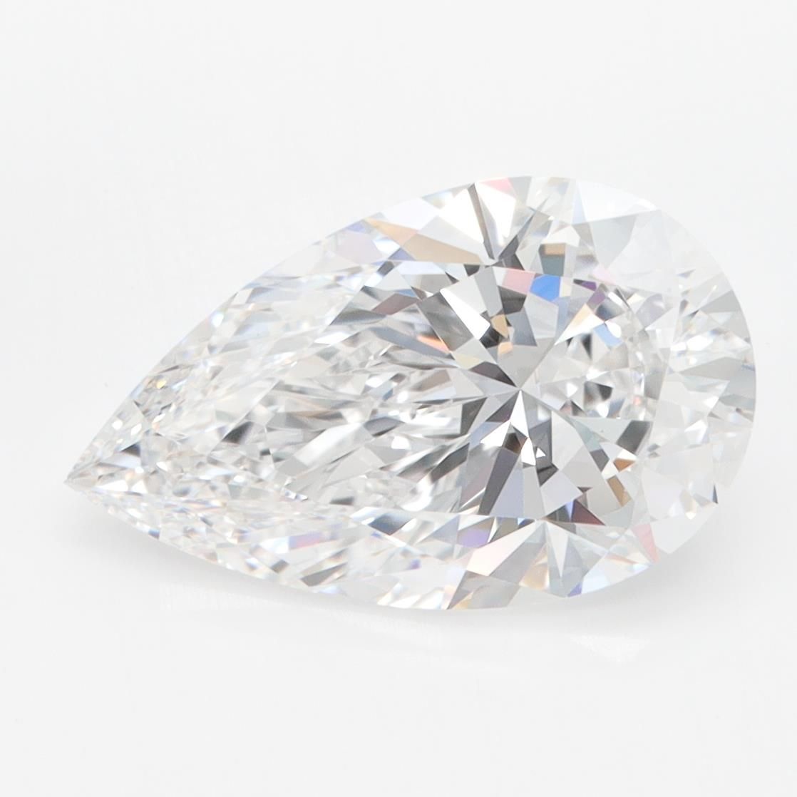 3.3ct Pear D VVS2 Lab-Grown Diamond
