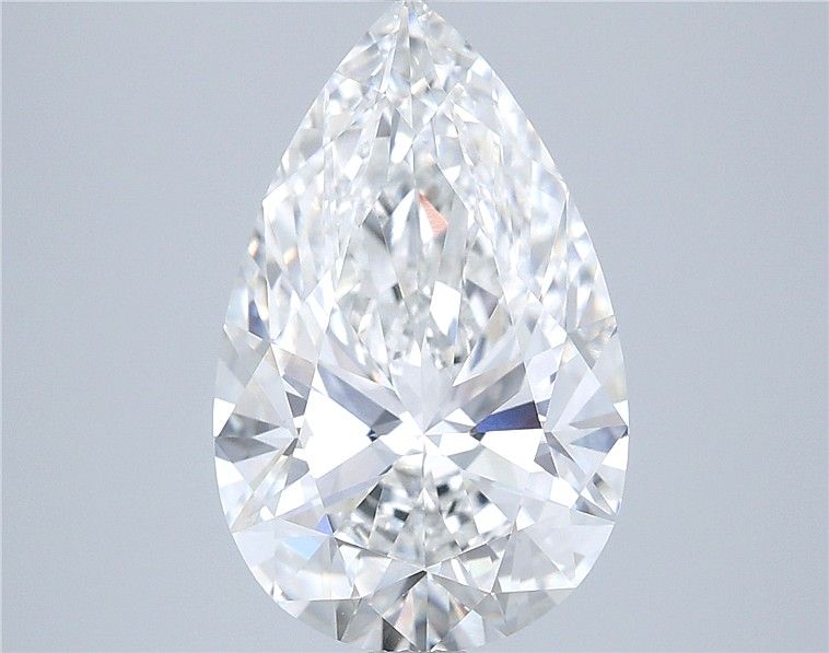 4.04ct Pear F VVS2 Lab-Grown Diamond
