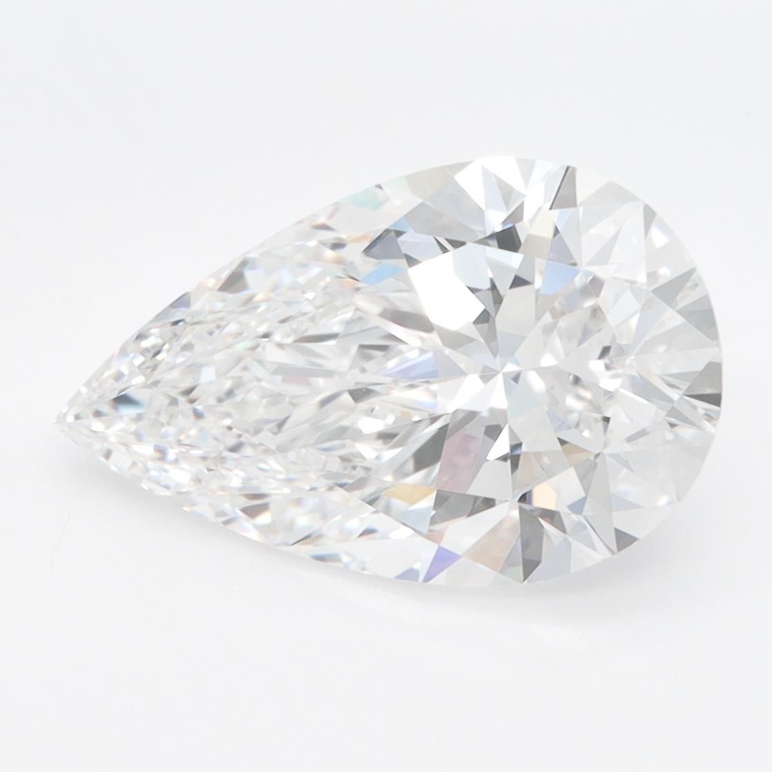 3.46ct Pear D VVS1 Lab-Grown Diamond