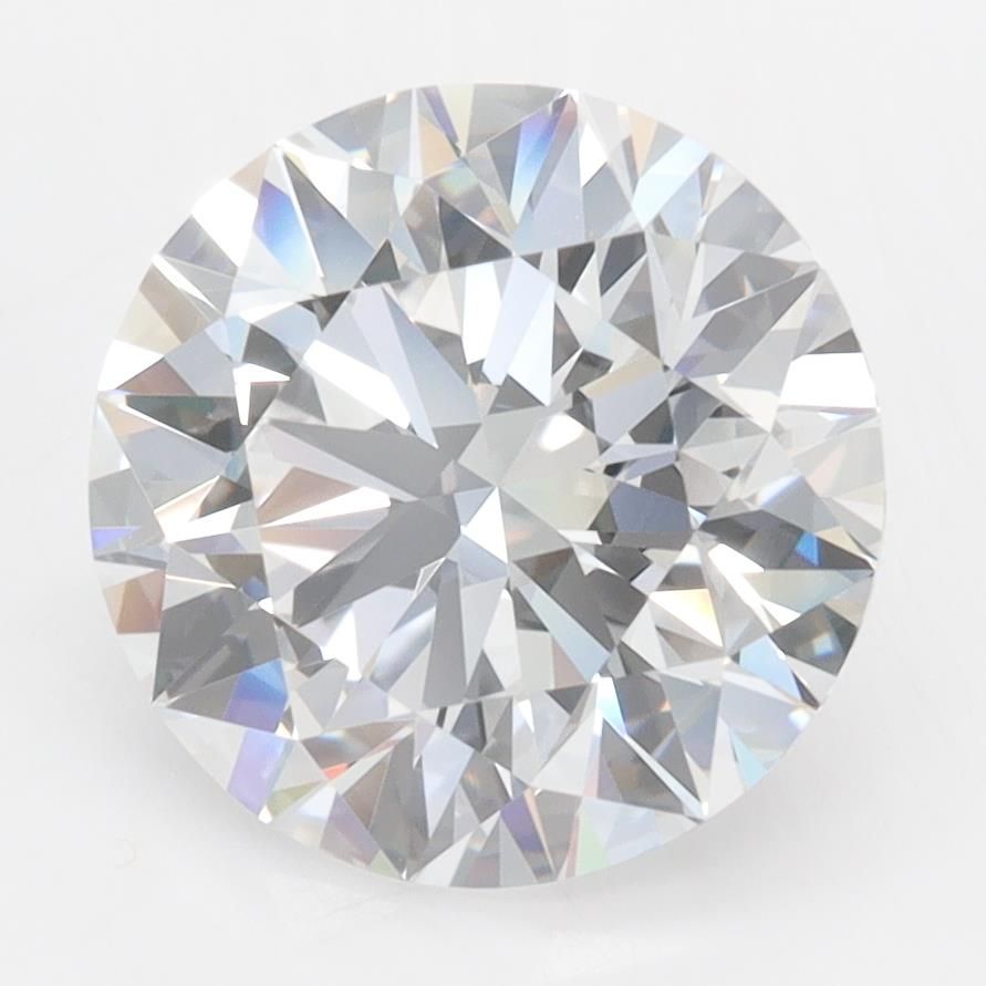 3.8ct Round D IF Lab-Grown Diamond