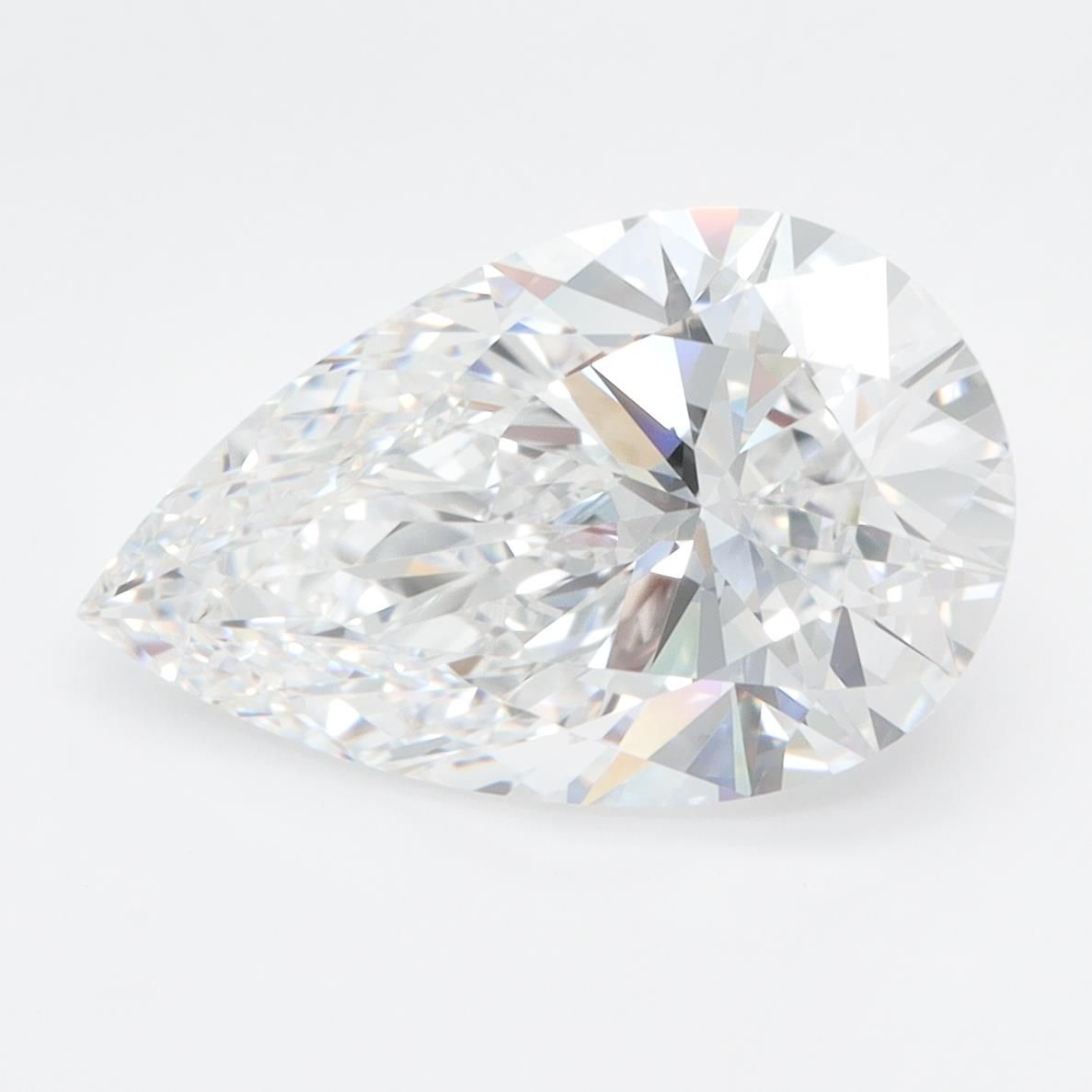 4.07ct Pear D VVS2 Lab-Grown Diamond