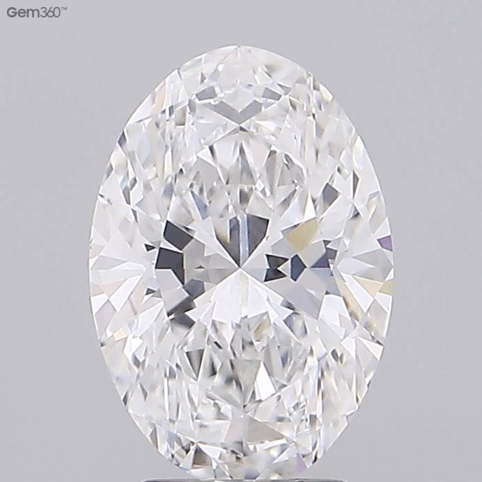 3.13ct Oval E VVS1 Lab-Grown Diamond