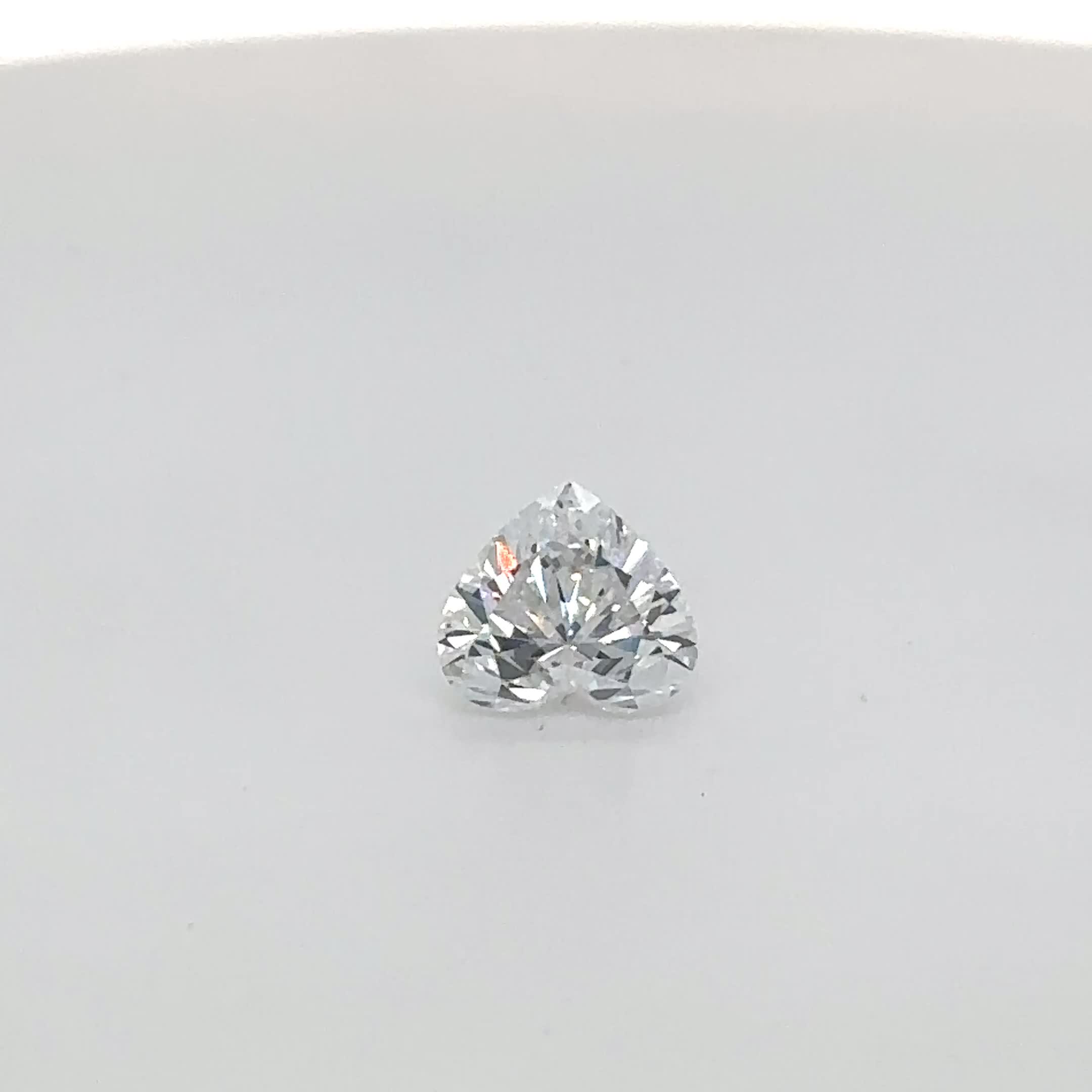 2.56ct Heart D VVS2 Lab-Grown Diamond