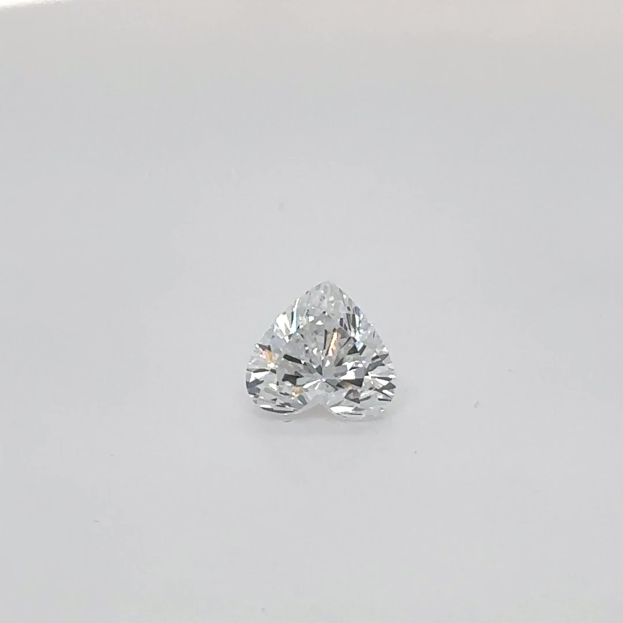 2.54ct Heart D VVS2 Lab-Grown Diamond