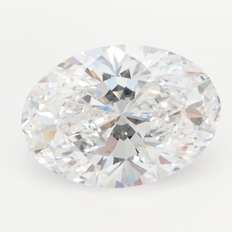 3.08ct Oval D VVS2 Lab-Grown Diamond