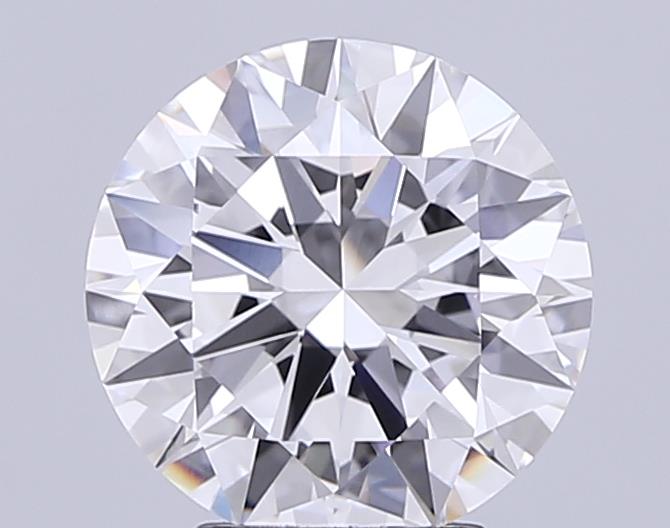 3.93ct Round E VVS2 Lab-Grown Diamond