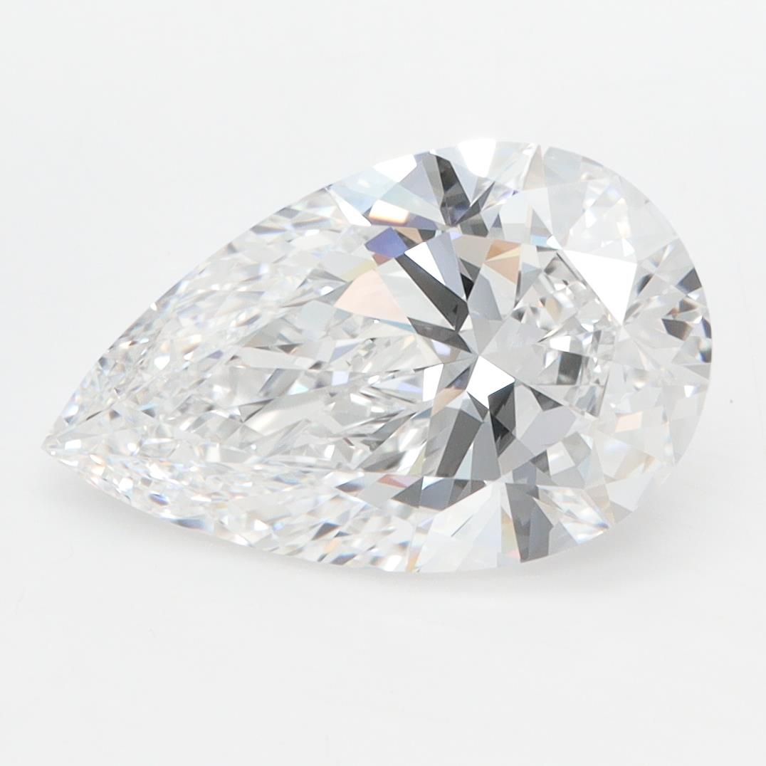 3.08ct Pear D VVS1 Lab-Grown Diamond
