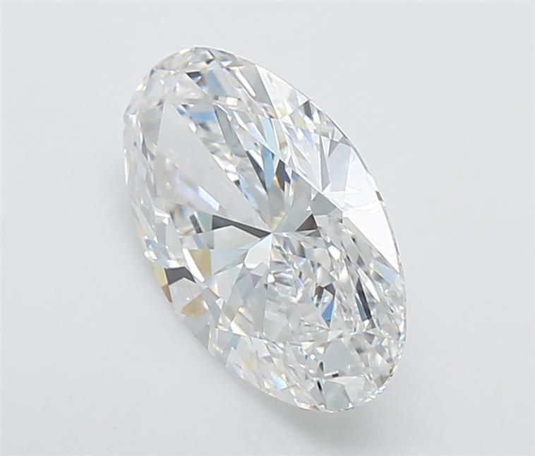 2.76ct Moval D VVS2 Lab-Grown Diamond