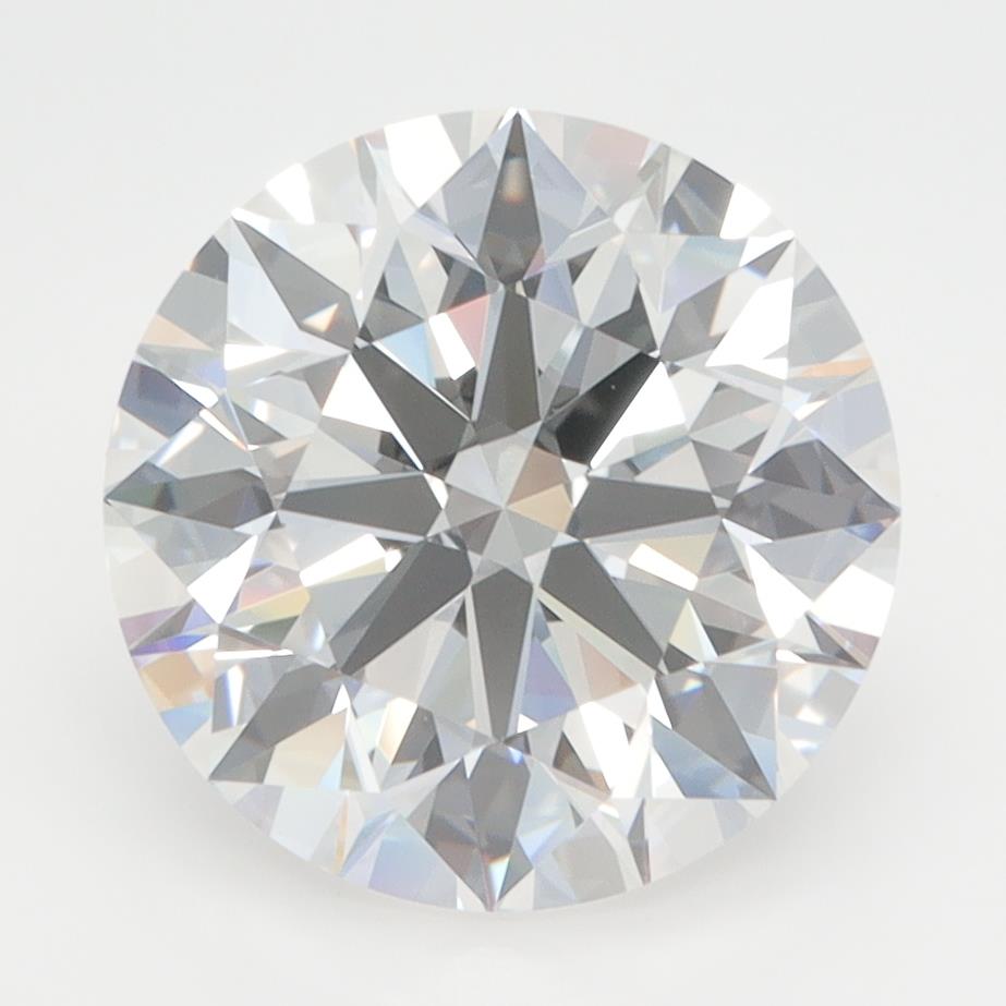 3.83ct Round F IF Lab-Grown Diamond