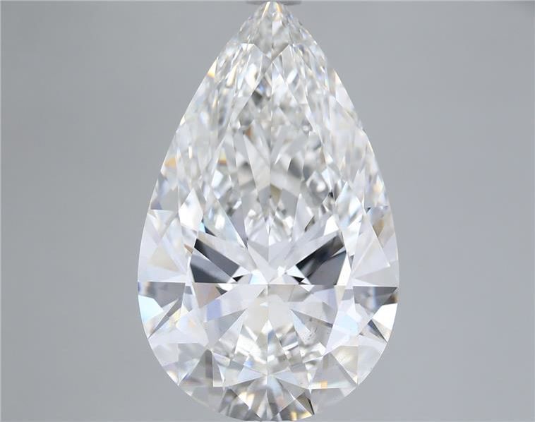 6.13ct Pear F VS2 Lab-Grown Diamond