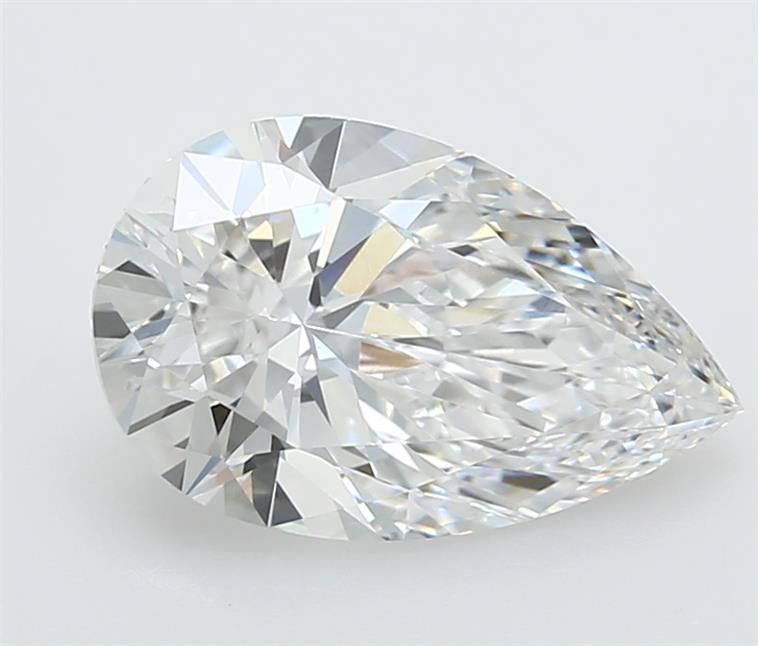 3.07ct Pear D VVS2 Lab-Grown Diamond