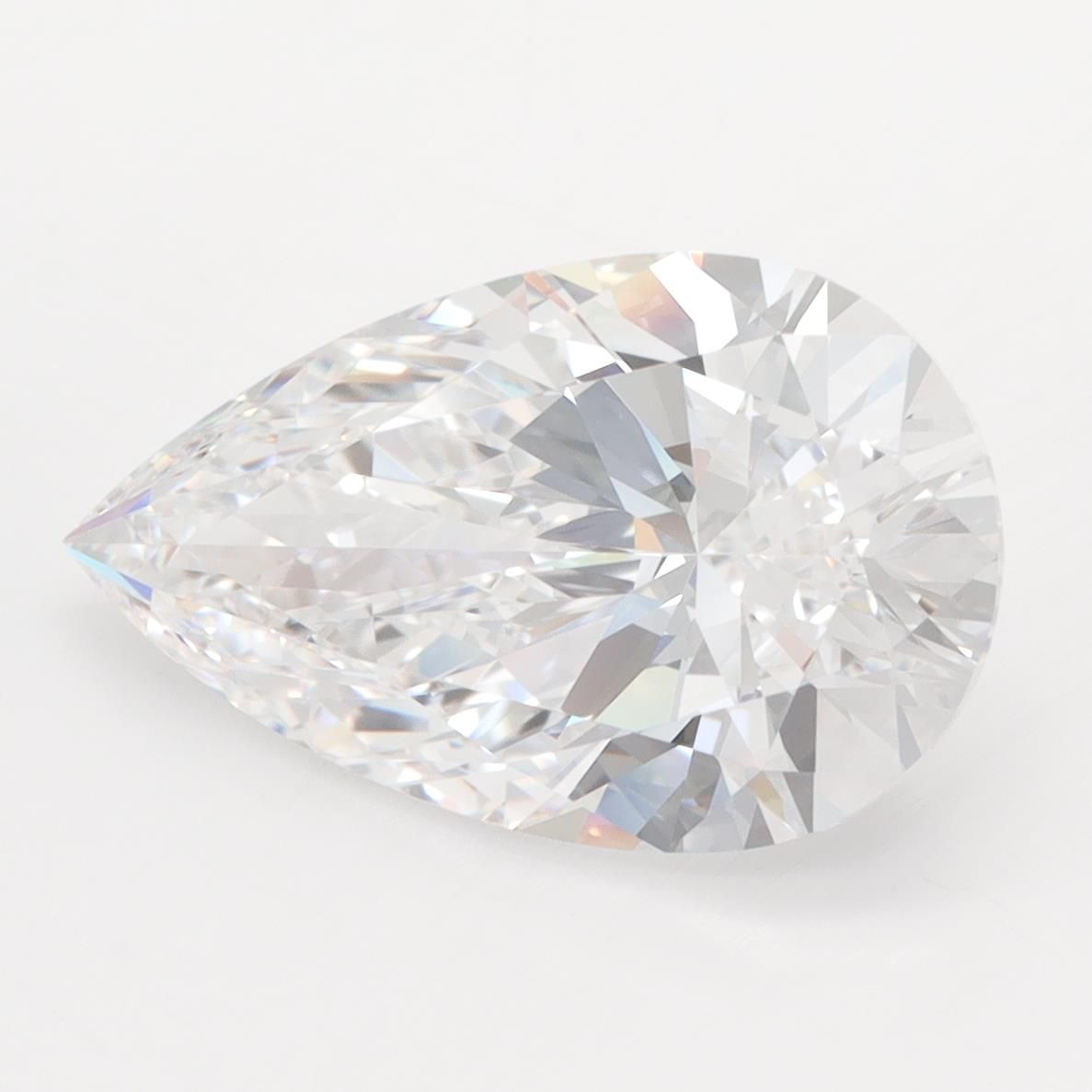 4.28ct Pear D VVS1 Lab-Grown Diamond
