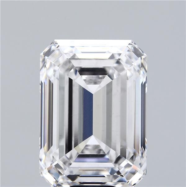16.60 Carat EMERALD Shape E Colour VVS2 Clarity  Cut - White Lab Diamond - 1617145