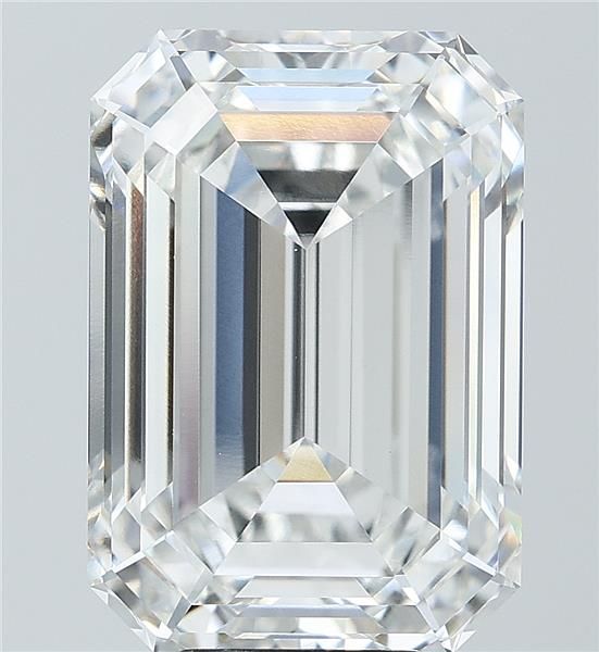 10.55 Carat EMERALD Shape F Colour VVS2 Clarity  Cut - White Lab Diamond - 264863