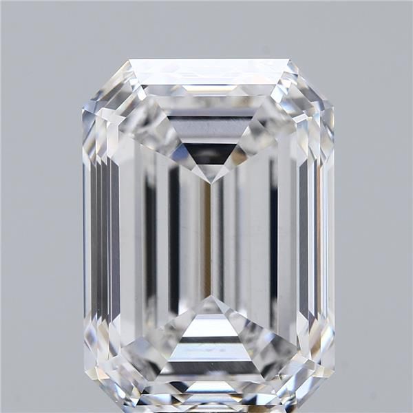 16.75 Carat EMERALD Shape F Colour VVS2 Clarity  Cut - White Lab Diamond - 1617144