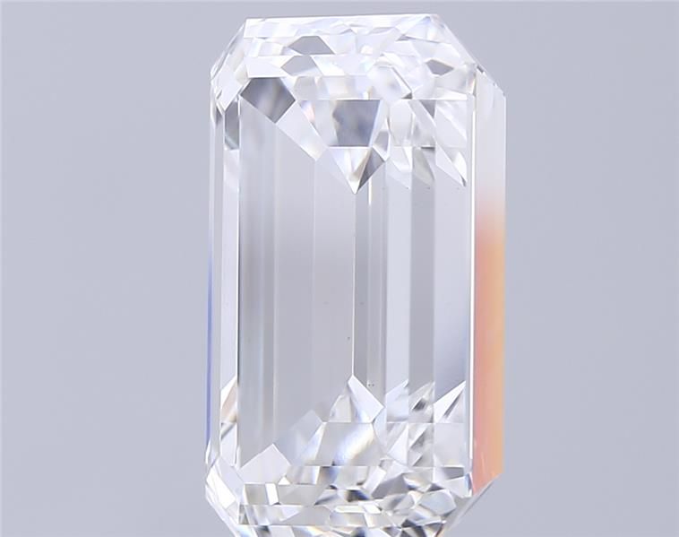 11.15 Carat EMERALD Shape F Colour VVS2 Clarity  Cut - White Lab Diamond - 135058