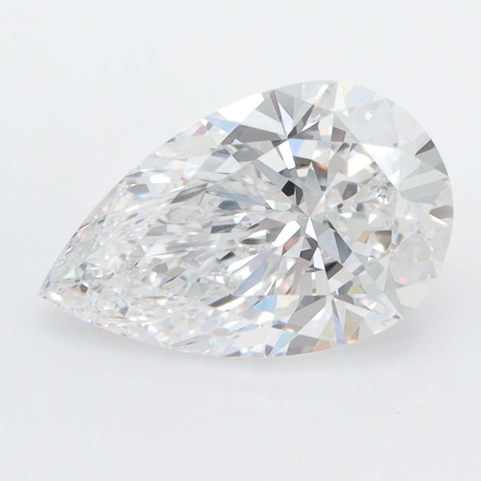 2.57ct Pear D IF Lab-Grown Diamond