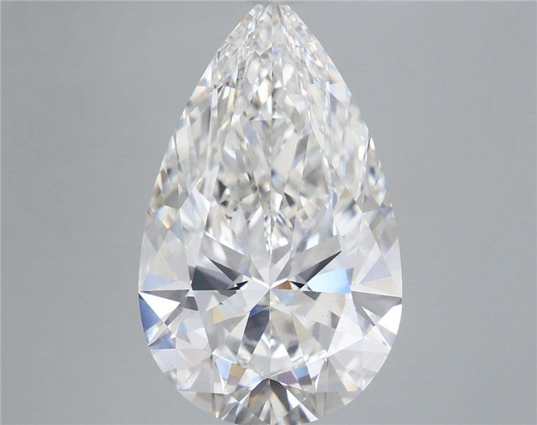 6.13ct Pear F VVS2 Lab-Grown Diamond