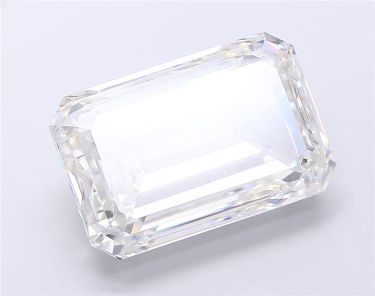 13.03 Carat EMERALD Shape F Colour VS1 Clarity  Cut - White Lab Diamond - 135059