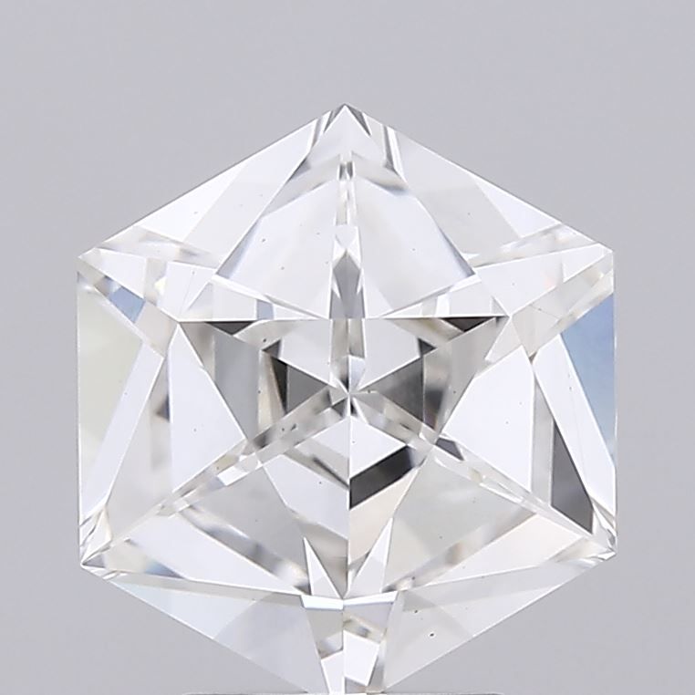 3.31ct Hexagonal F VS1 Lab-Grown Diamond