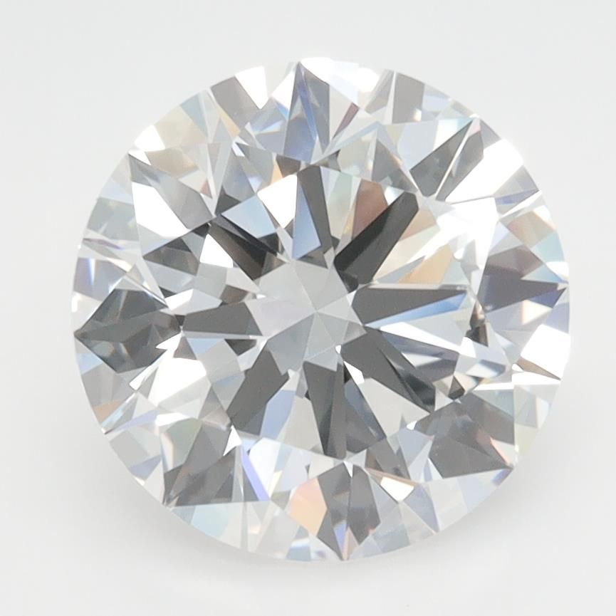 3.26ct Round F VVS2 Lab-Grown Diamond