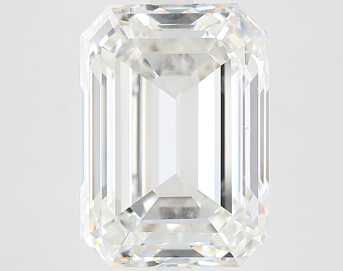 9.54 Carat EMERALD Shape F Colour VVS2 Clarity  Cut - White Lab Diamond - 122137