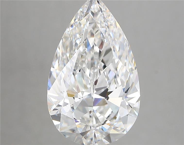 4.16ct Pear F VVS2 Lab-Grown Diamond