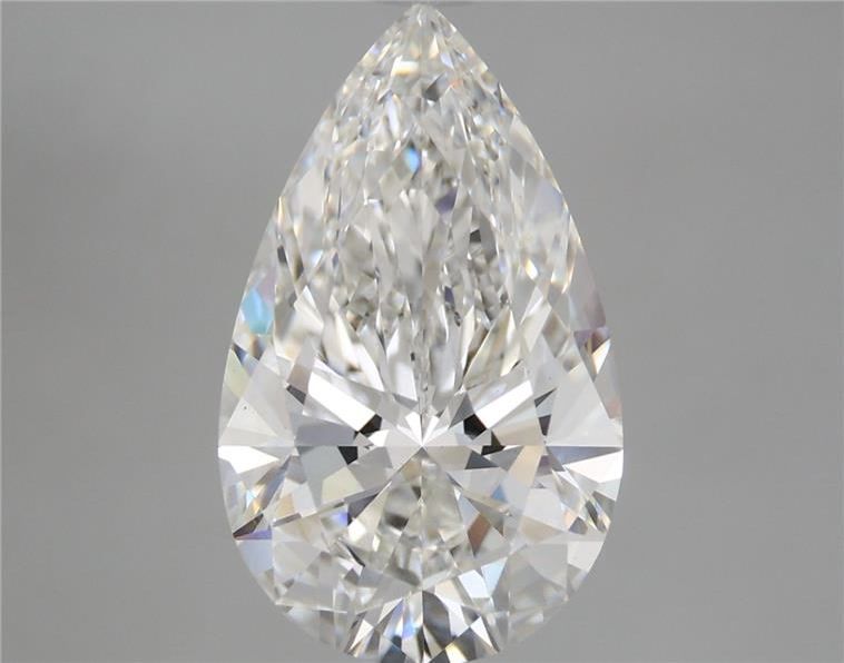 3.68ct Pear F VS1 Lab-Grown Diamond