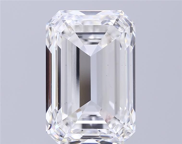 10.70 Carat EMERALD Shape F Colour VS1 Clarity  Cut - White Lab Diamond - 101971