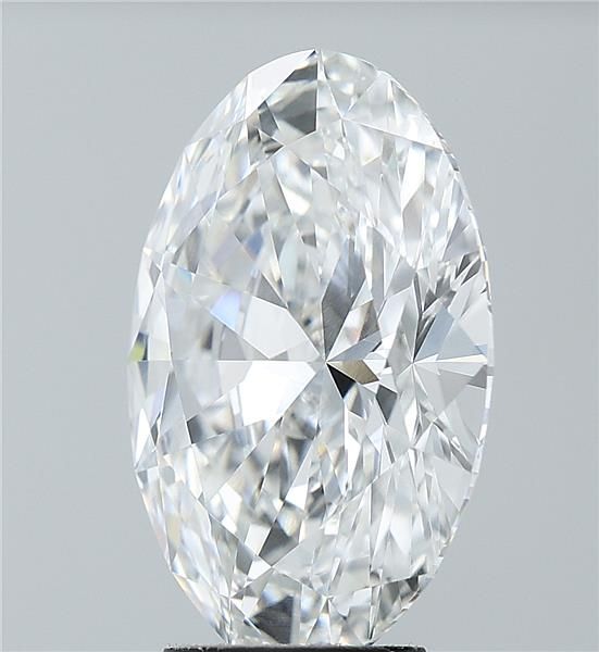 6.64ct Oval F VVS2 Lab-Grown Diamond