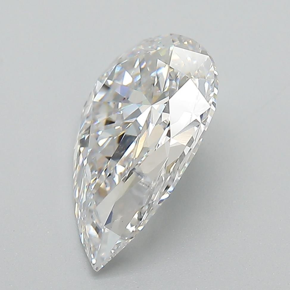 2.84ct Pear E VVS2 Lab-Grown Diamond