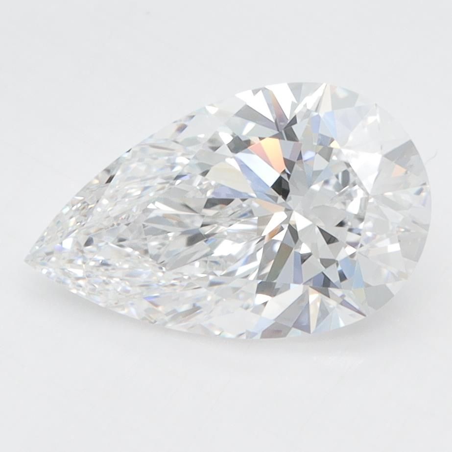 2.1ct Pear D IF Lab-Grown Diamond