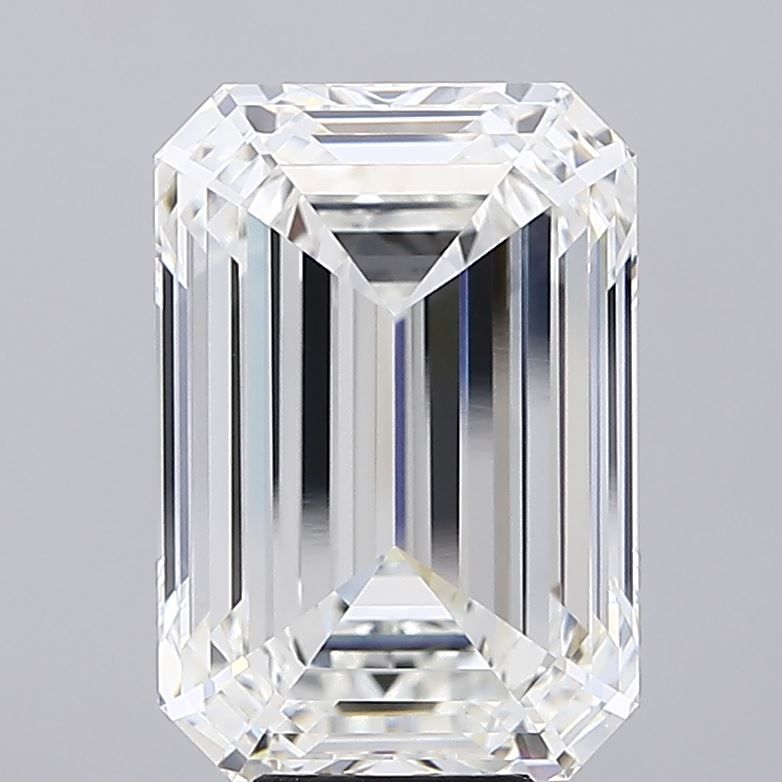 10.08 Carat EMERALD Shape G Colour VVS1 Clarity  Cut - White Lab Diamond - 162976