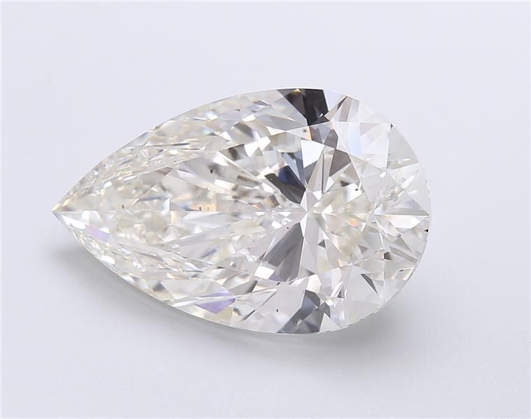 12.01 Carat PEAR Shape H Colour VS2 Clarity  Cut - White Lab Diamond - 161124