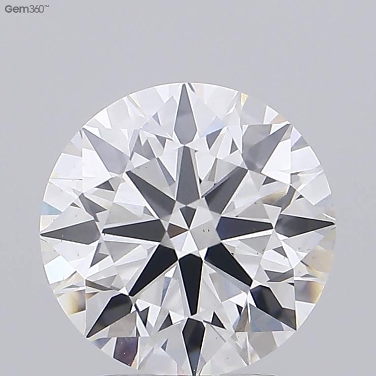 2.93ct Round F VS2 Lab-Grown Diamond