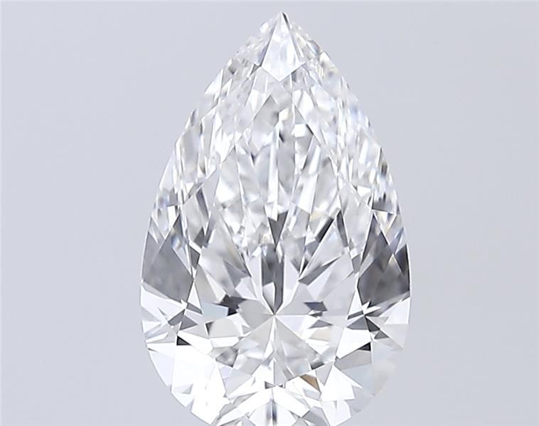 2.54ct Pear D IF Lab-Grown Diamond