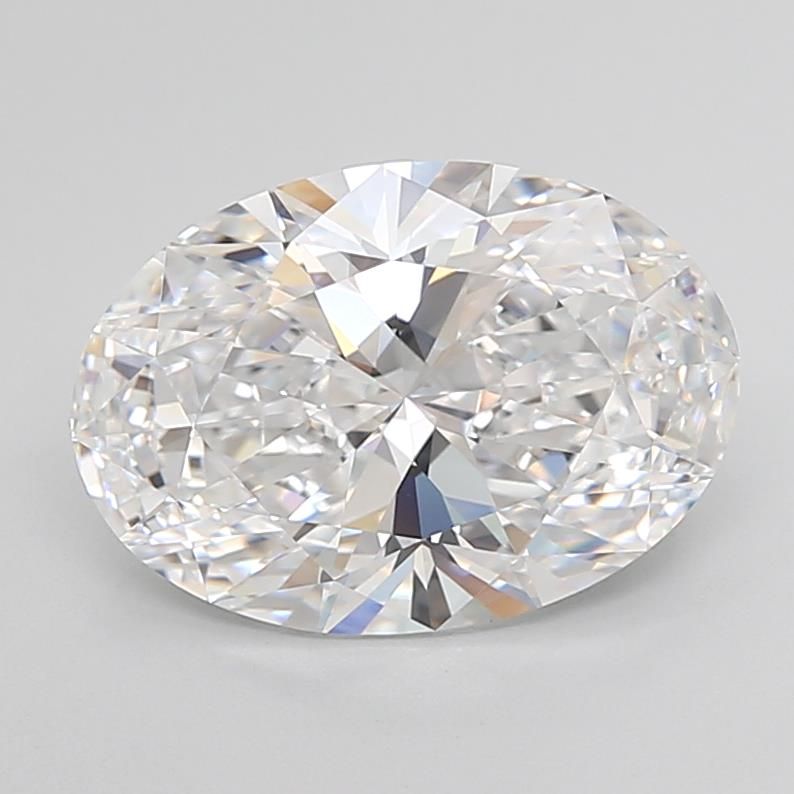 3.8ct Oval D IF Lab-Grown Diamond